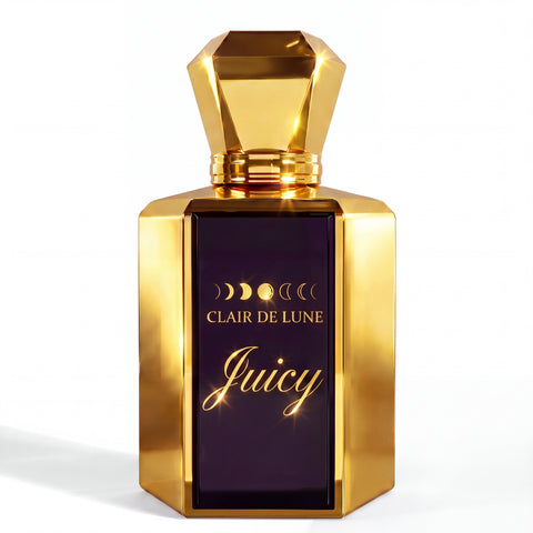 Juicy Extrait de Parfum von Clair de Lune – cremig-fruchtiger, gourmandig-süßer Unisex-Duft für Herbst und Winter
